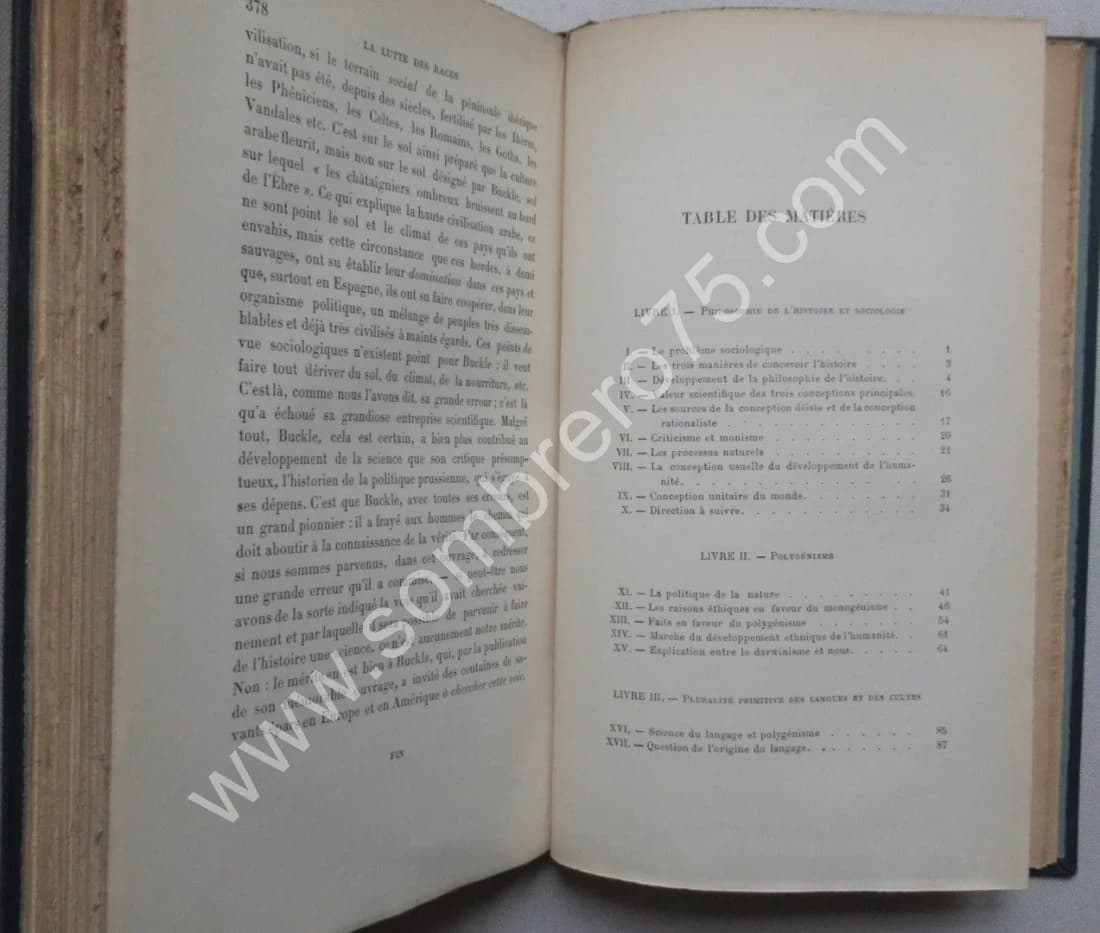 La Lutte des Races. GUMPLOWICZ. 1893 - Image 8