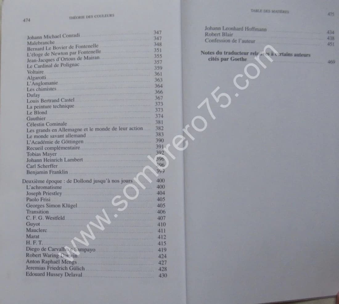Matériaux pour l'Histoire de la Théorie des Couleurs. J.W. GOETHE - Image 7