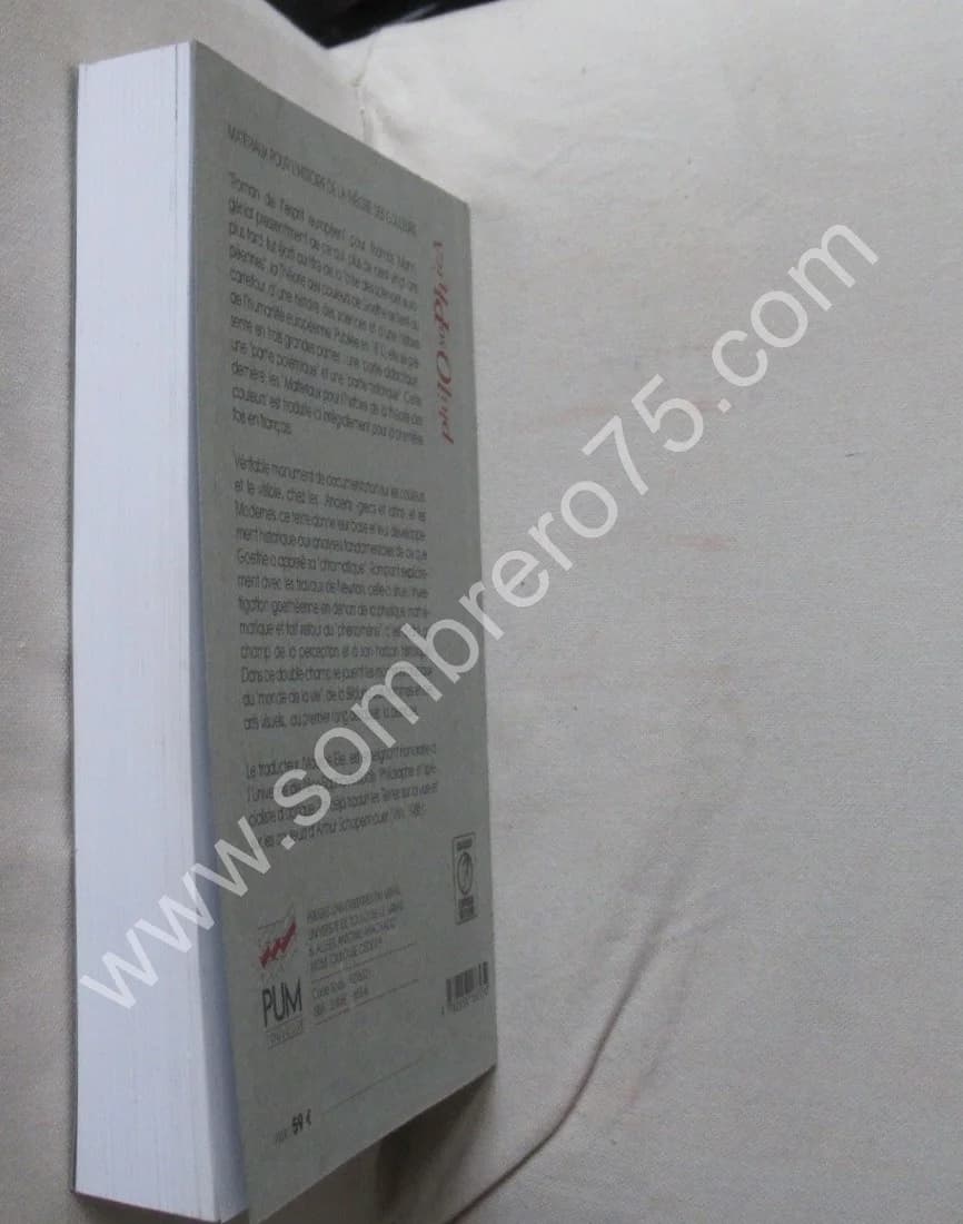 Matériaux pour l'Histoire de la Théorie des Couleurs. J.W. GOETHE - Image 9