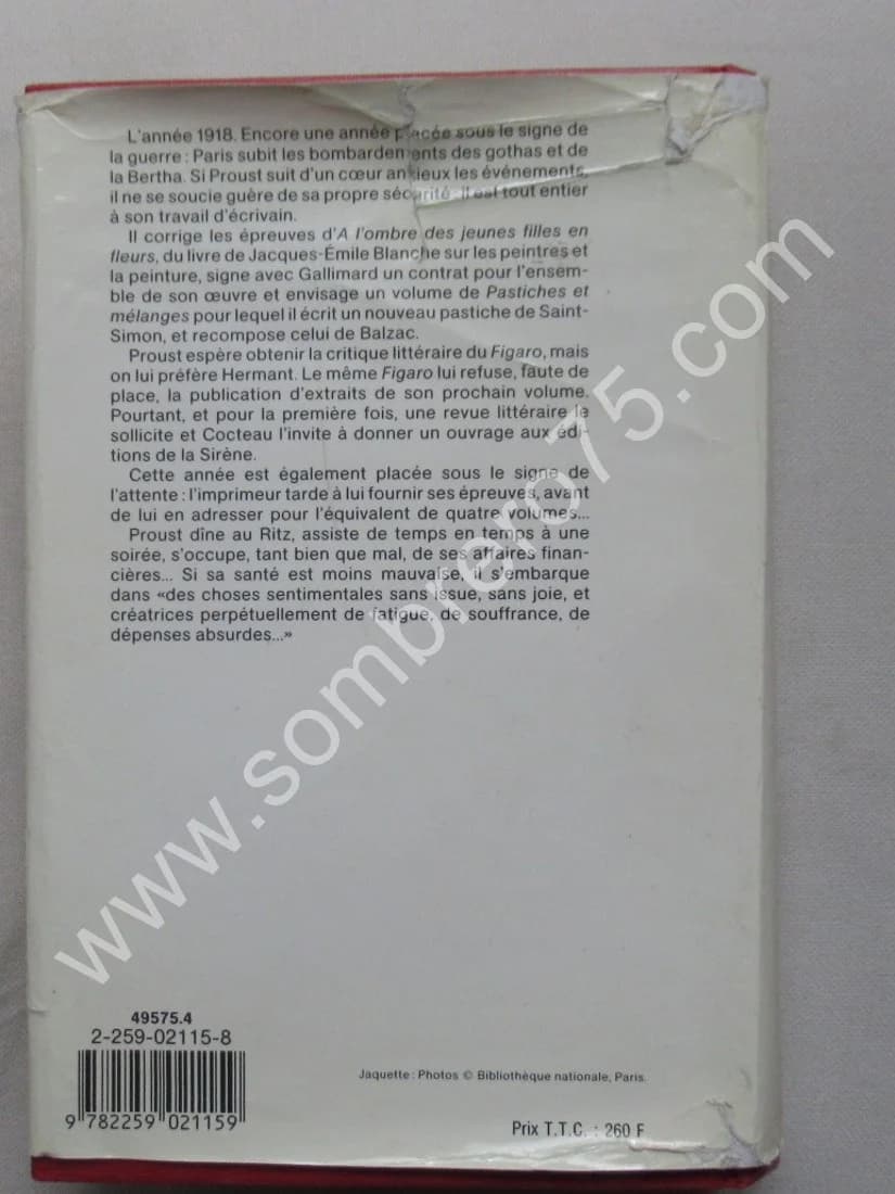 Correspondance de 1918. Tome 17. Texte Établi Présenté et Annoté par Philip Kolb - Image 5