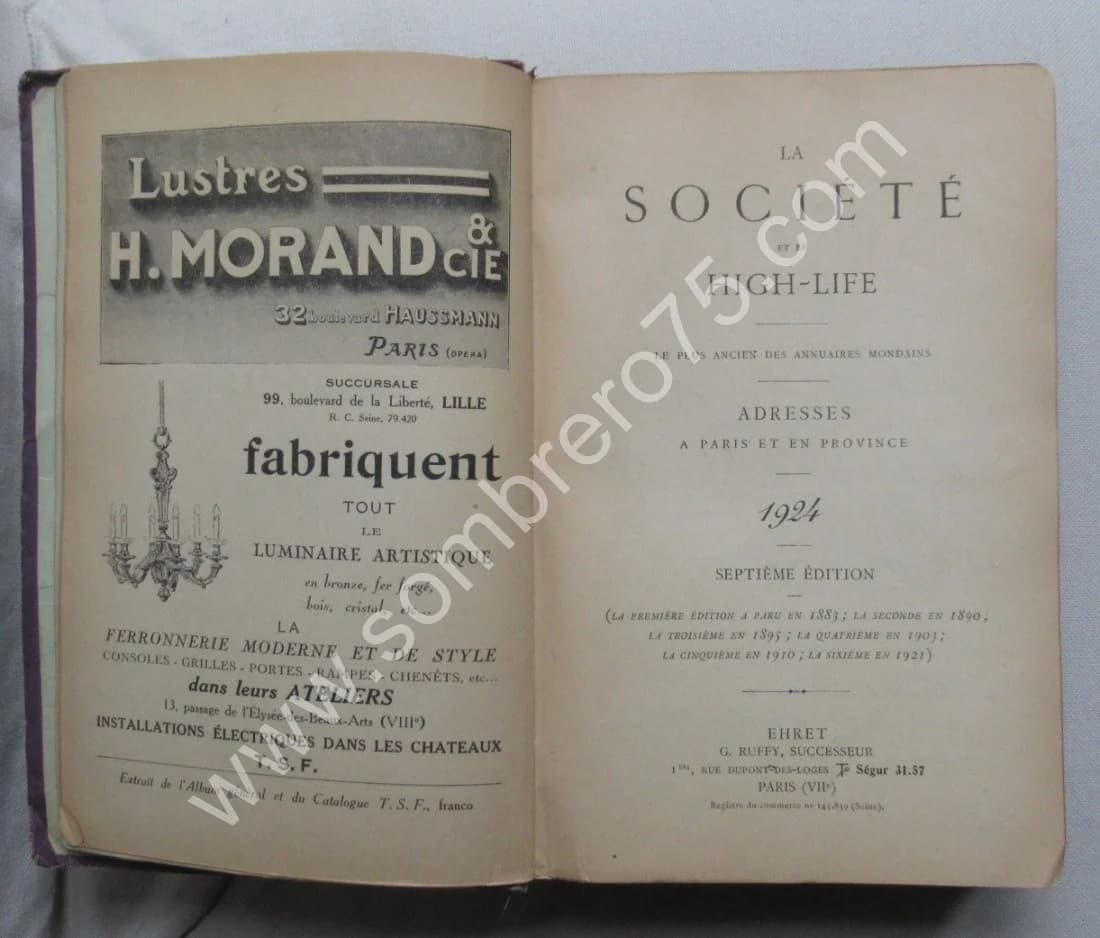 Société High Life 1924. EHRET - Image 3