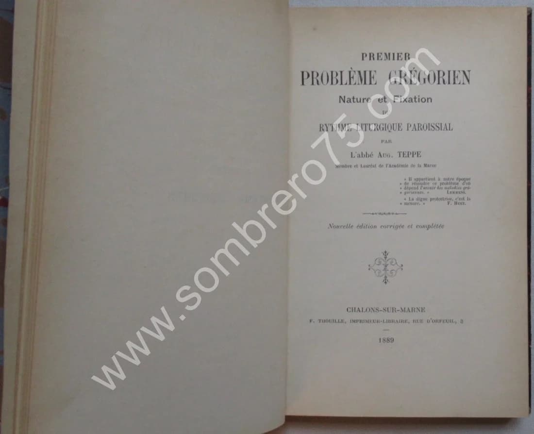 Premier Problème Grégorien. Nature et Fixation du Rythme Liturgique Paroissial - Image 4