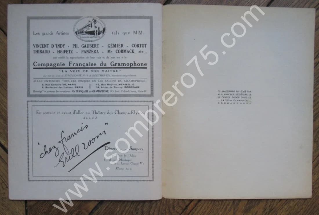 Ballets Russes de Serge Diaghilew. Mai Juin 1924. Picasso - Image 13