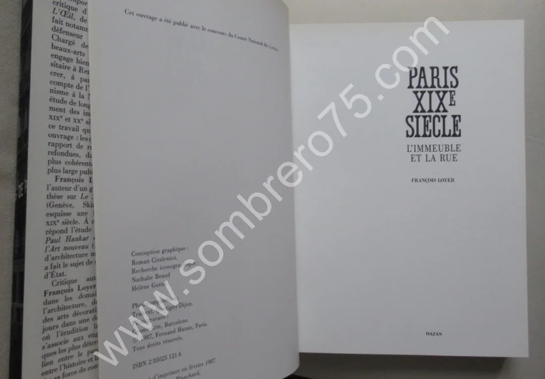 Paris XIXe siècle. L'Immeuble et la Rue. François Loyer - Image 4
