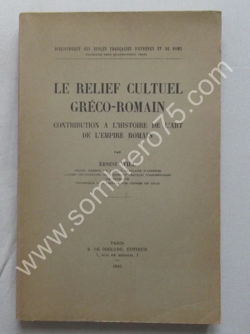 Le Relief Culturel Gréco-Romain