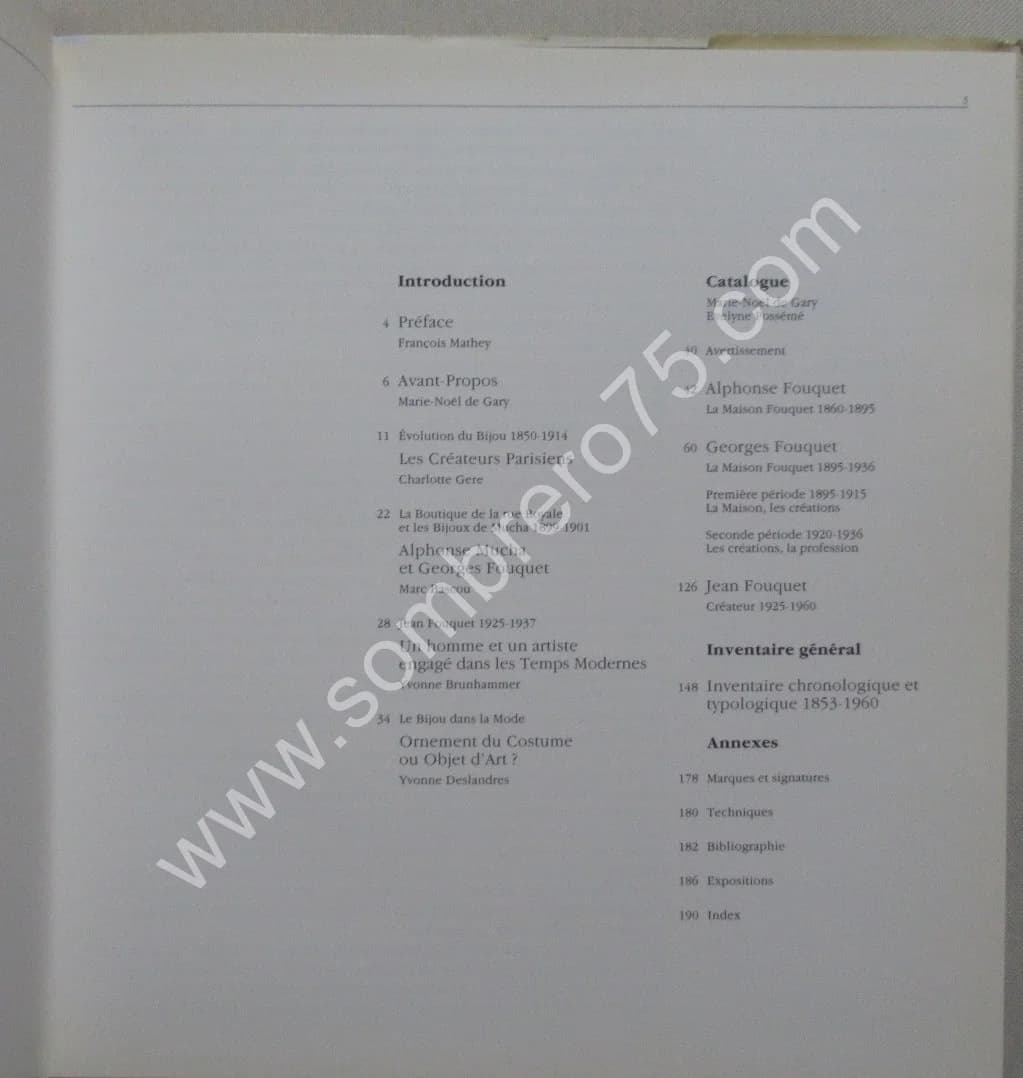 Les Fouquet Bijoutiers & Joailliers à Paris 1860-1960. M N de Gary - Image 8