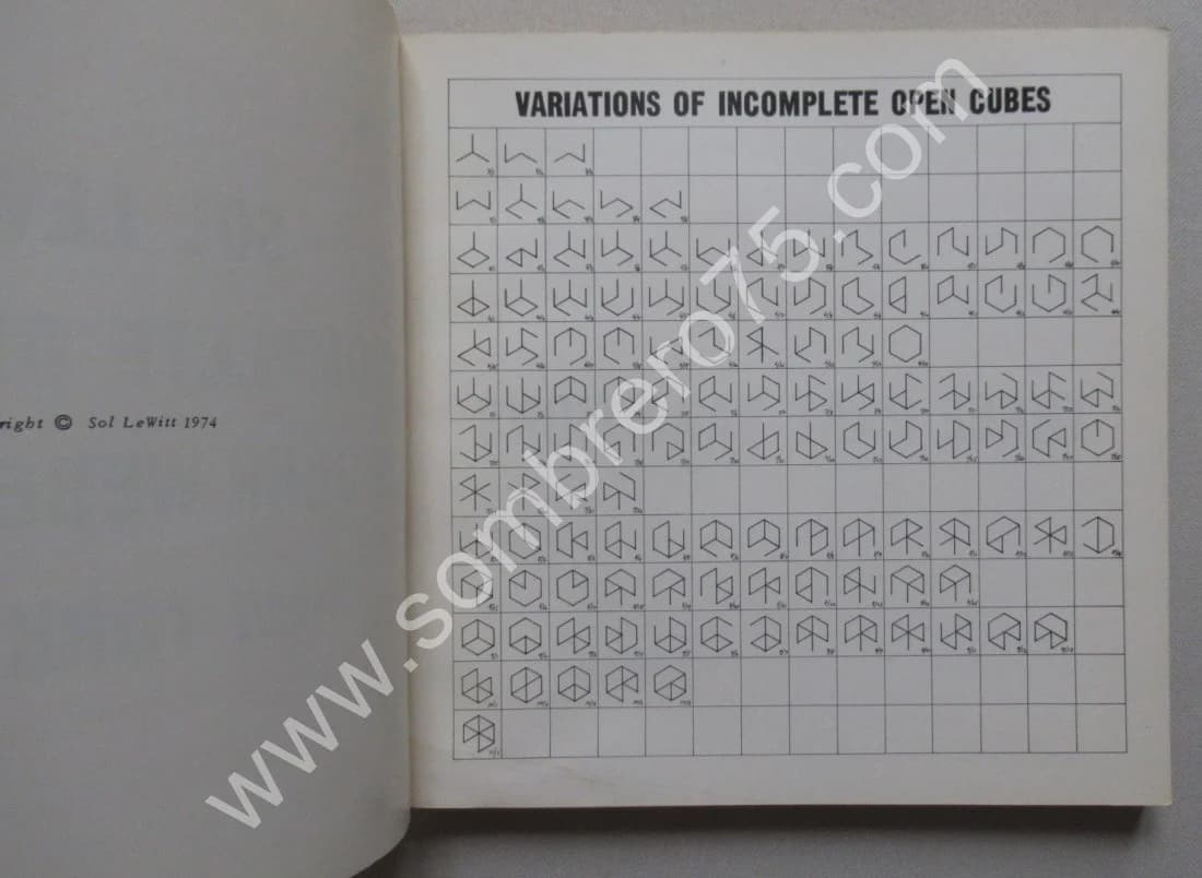 Incomplete Open Cubes. Sol LEWITT. New York 1974 - Image 4