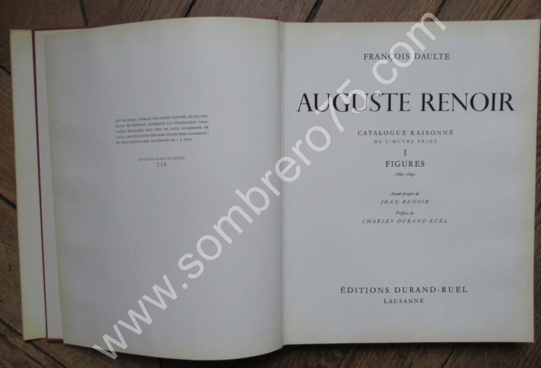 Auguste Renoir Catalogue Raisonné Oeuvre Peint. I - Figures (1860-1890) - Image 4