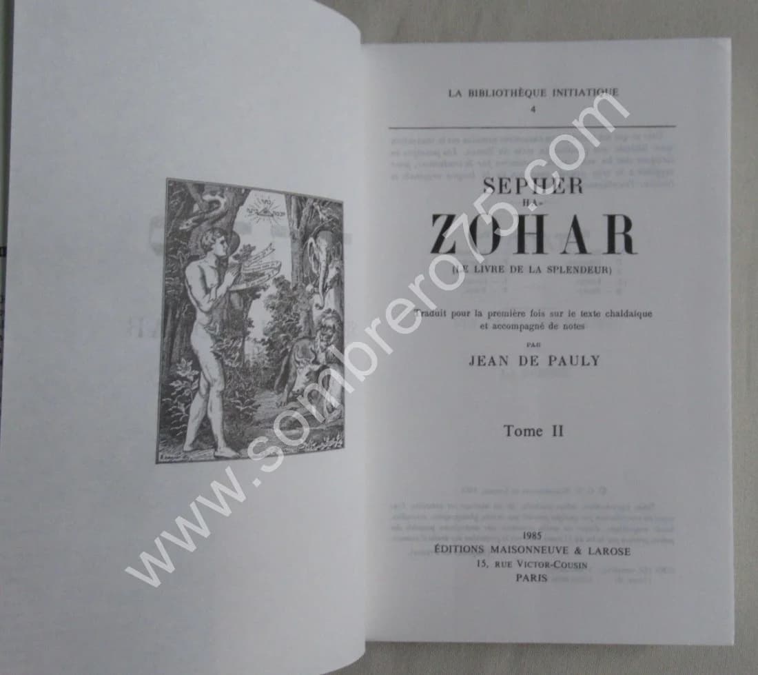 Sepher Ha Zohar Le Livre de la Splendeur. 6 volumes - Image 4