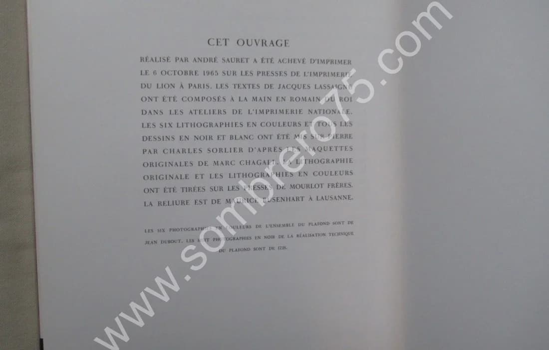Marc Chagall - Le Plafond de l'Opéra de Paris. 1965 - Image 14