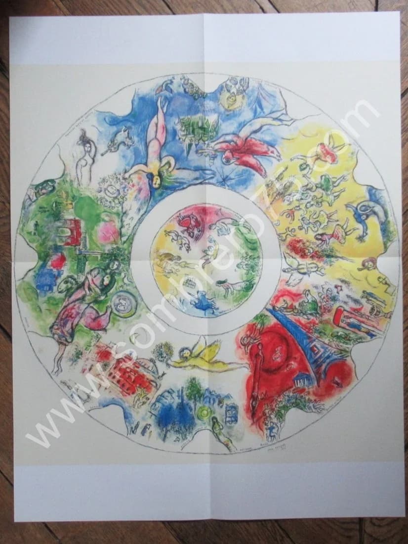 Marc Chagall - Le Plafond de l'Opéra de Paris. 1965 - Image 17