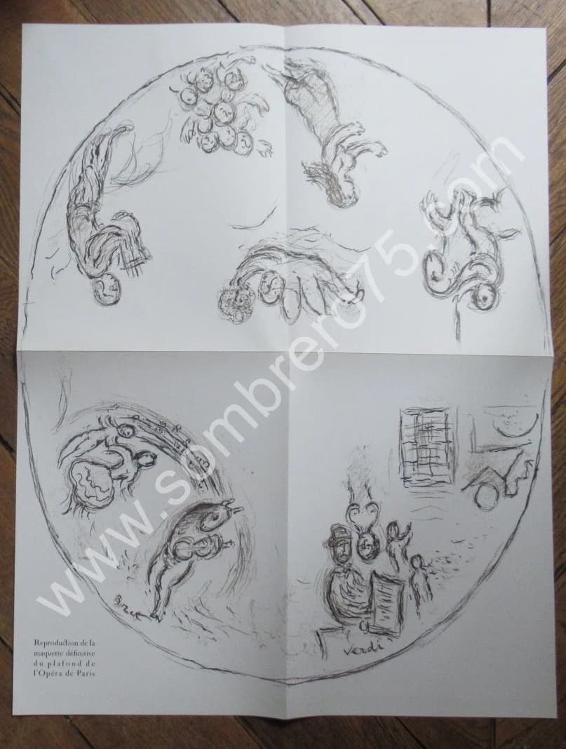 Marc Chagall - Le Plafond de l'Opéra de Paris. 1965 - Image 18