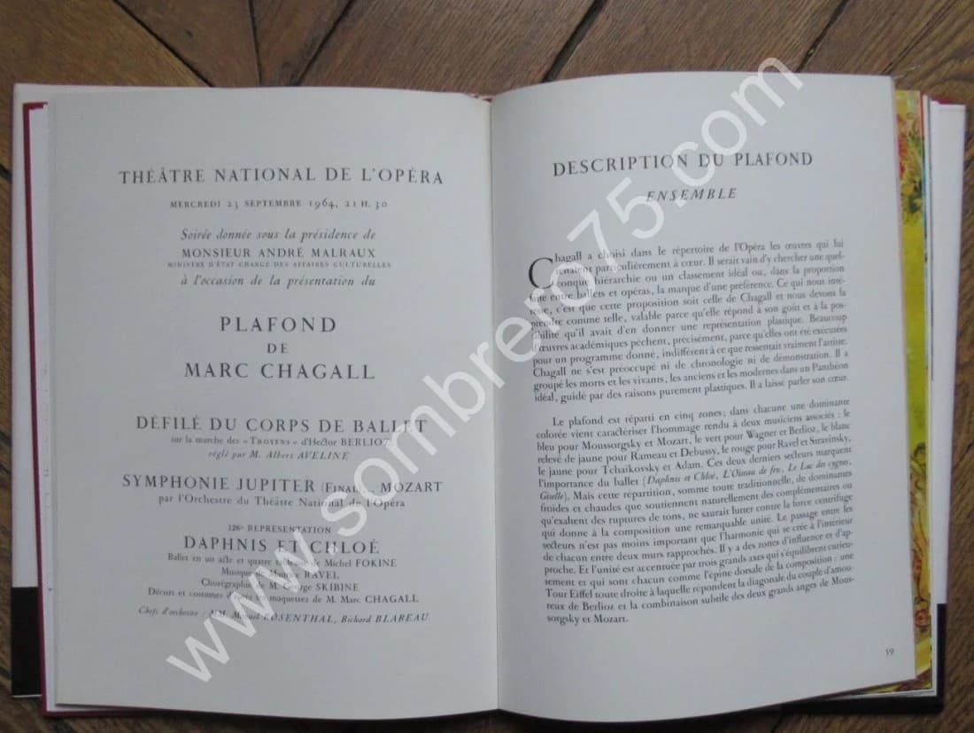 Marc Chagall - Le Plafond de l'Opéra de Paris. 1965 - Image 6