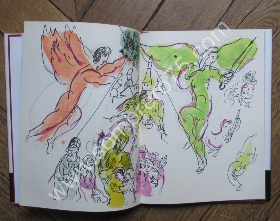 Marc Chagall - Le Plafond de l'Opéra de Paris. 1965 - Image 8