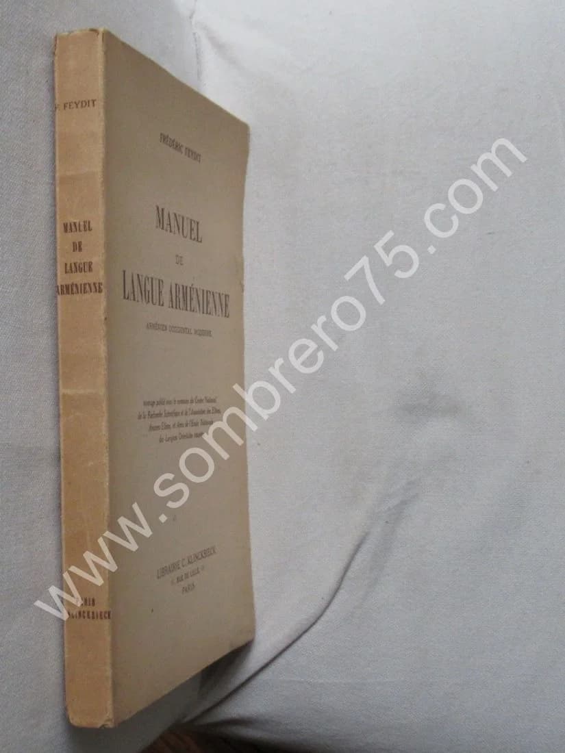 Manuel de Langue Arménienne. Arménien Occidental Moderne. Fréd. FEYDIT - Image 2