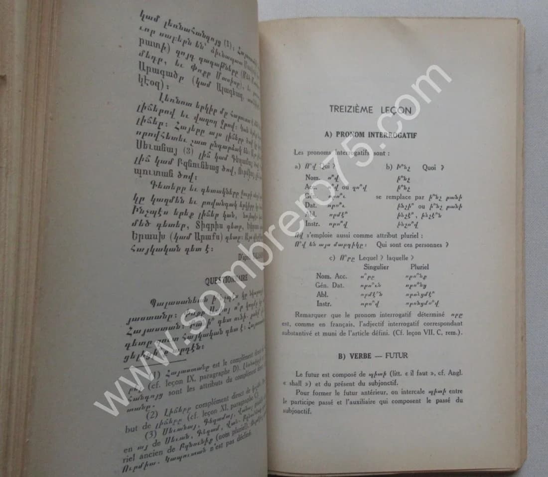 Manuel de Langue Arménienne. Arménien Occidental Moderne. Fréd. FEYDIT - Image 6
