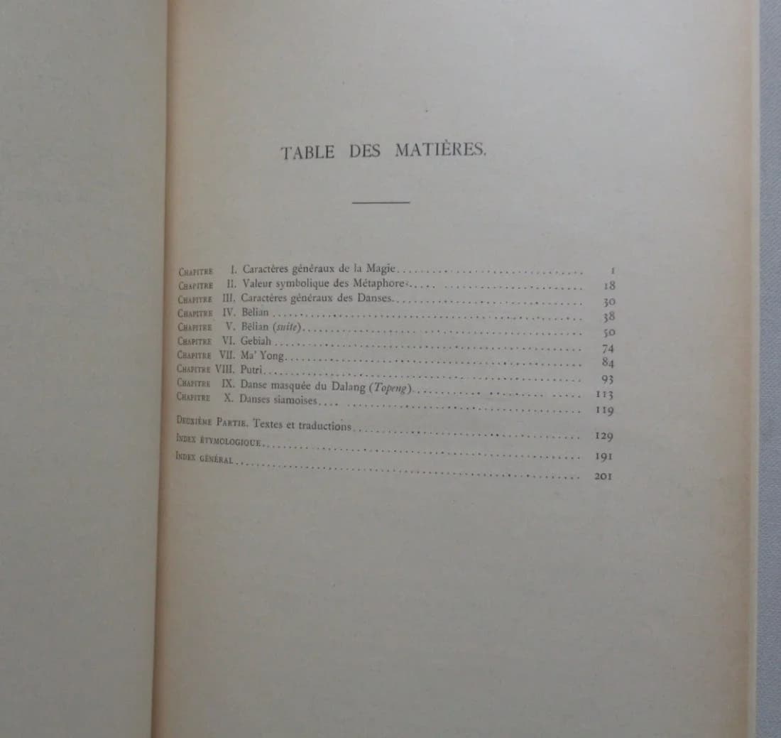 Danses Magiques de Kelantan 1936. Institut Ethnologie Vol XXII.J CUISINIER - Image 7