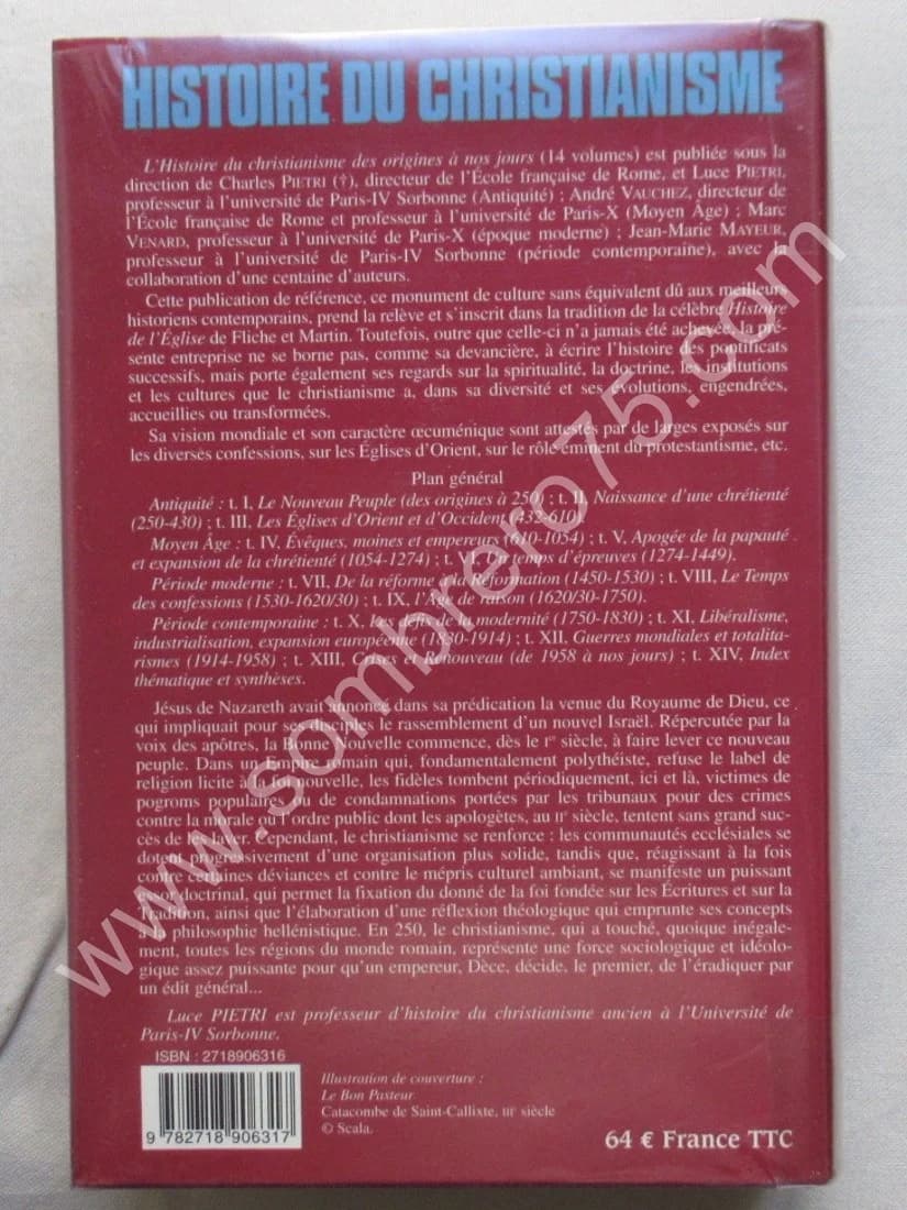 Histoire du Christianisme Vol 1. Le nouveau peuple. J MAYEUR L PIETRI - Image 4