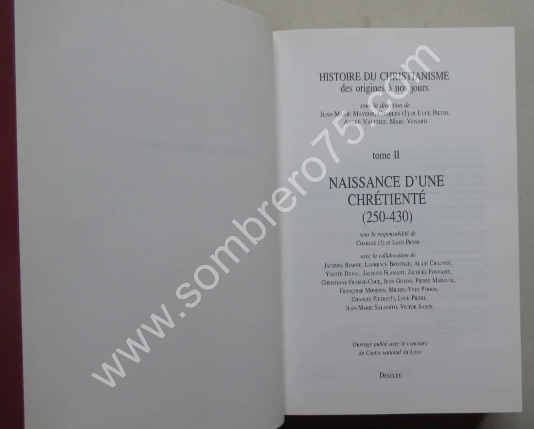 Histoire du Christianisme Vol 2. Naissance d'une Chrétienté. J Mayeur - L Pietri - Image 3