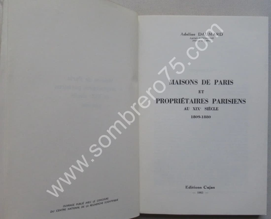 Maisons de Paris et Propriétaires Parisiens au XIXe siècle (1809-1880) - Image 3