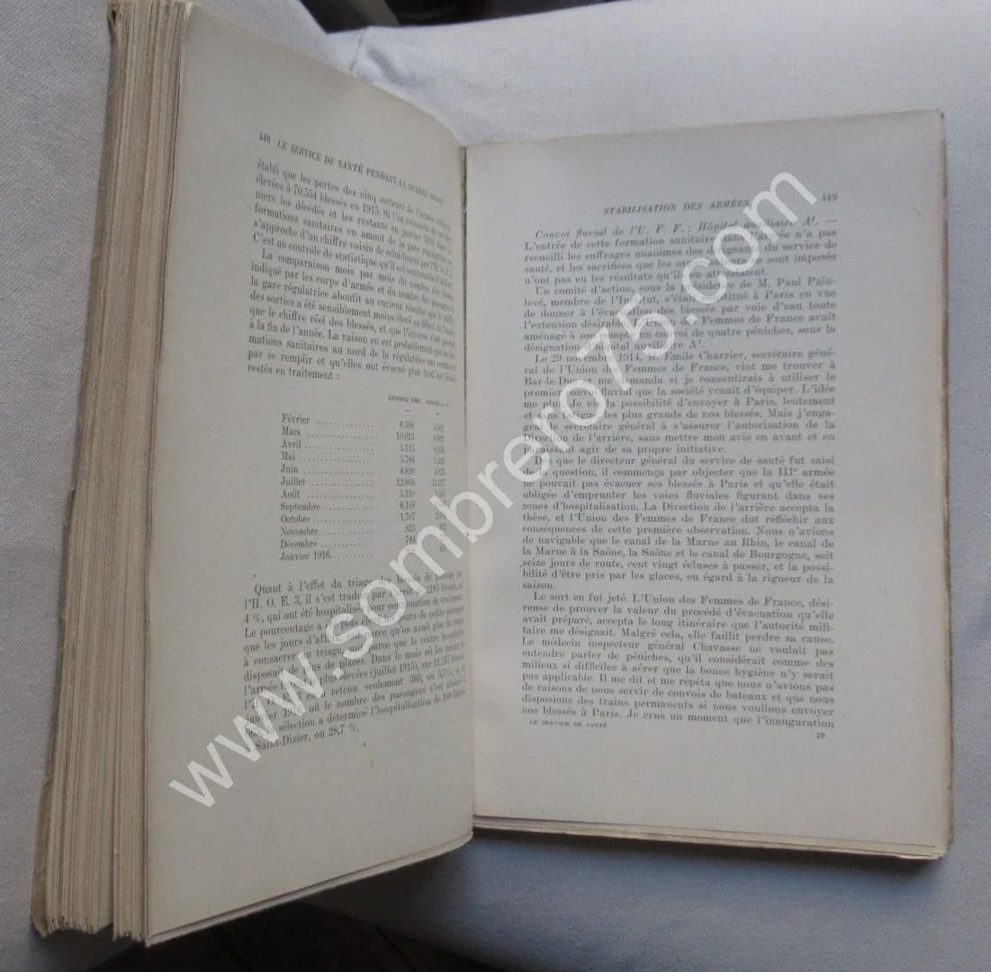 Le Service de Santé pendant la Guerre 1914-1918. 4 tomes. Gal MIGNON - Image 4