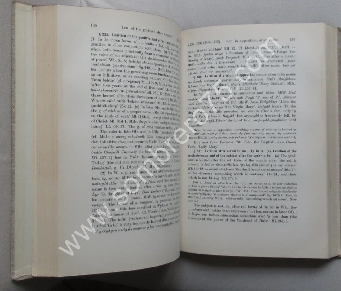 A Concise Comparative Celtic Grammar. 1937. H. Lewis and H Pedersen - Image 6