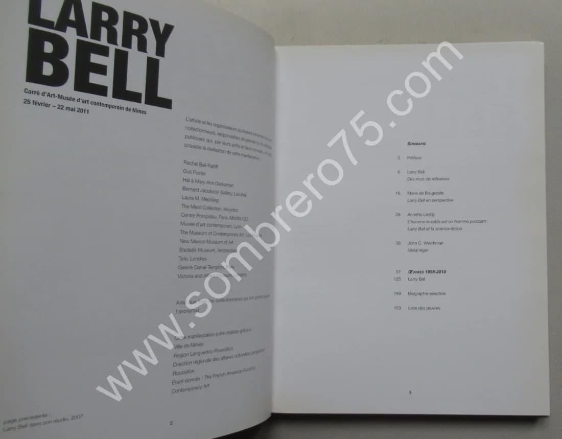 De BRUGEROLLE. Larry BELL. Carré d'Art - Musée d'art contemporain de Nîmes - Image 4