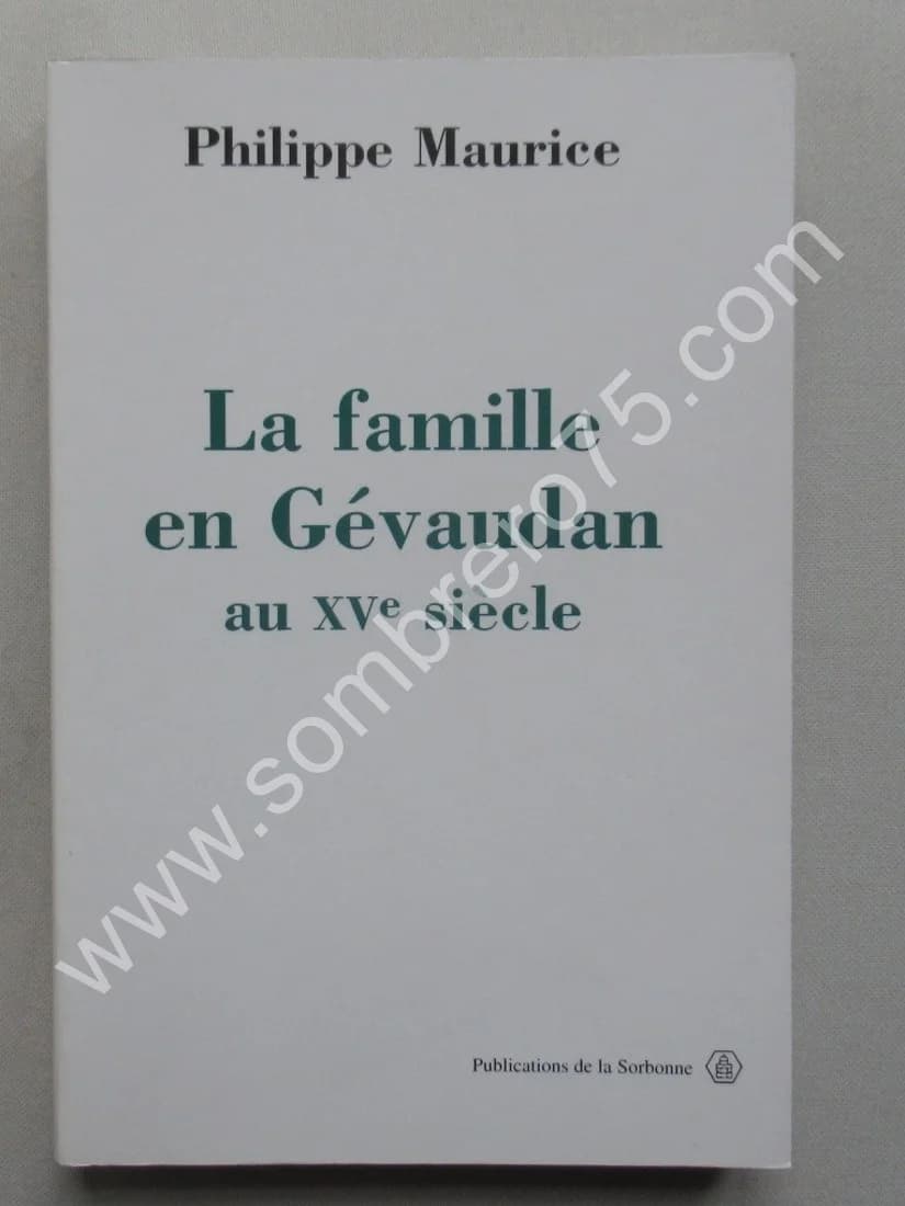 La Famille en Gévaudan au XVe siècle