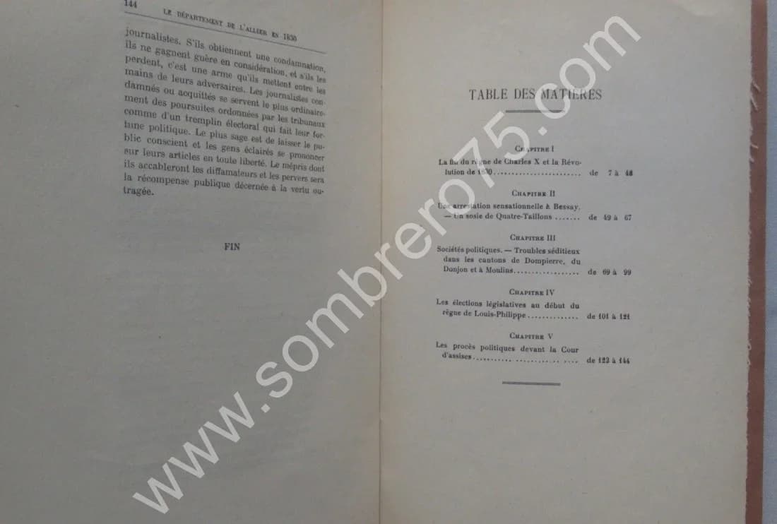 Le Département de l'Allier en 1830. J CORNILLON - Image 4