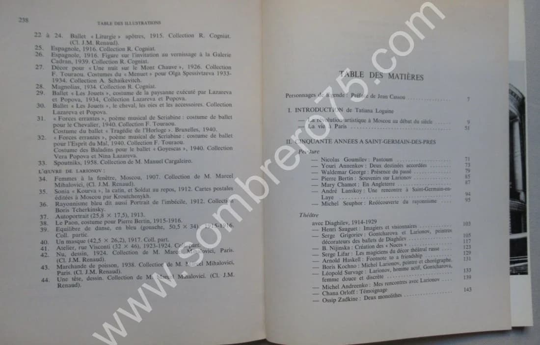 Gontcharova et Larionov. Cinquante ans à St Germain des Prés. T LOGUINE - Image 7