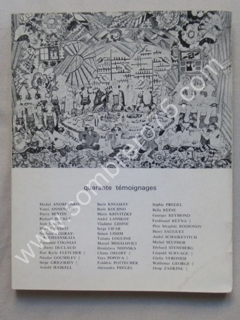 Gontcharova et Larionov. Cinquante ans à St Germain des Prés. T LOGUINE - Image 9