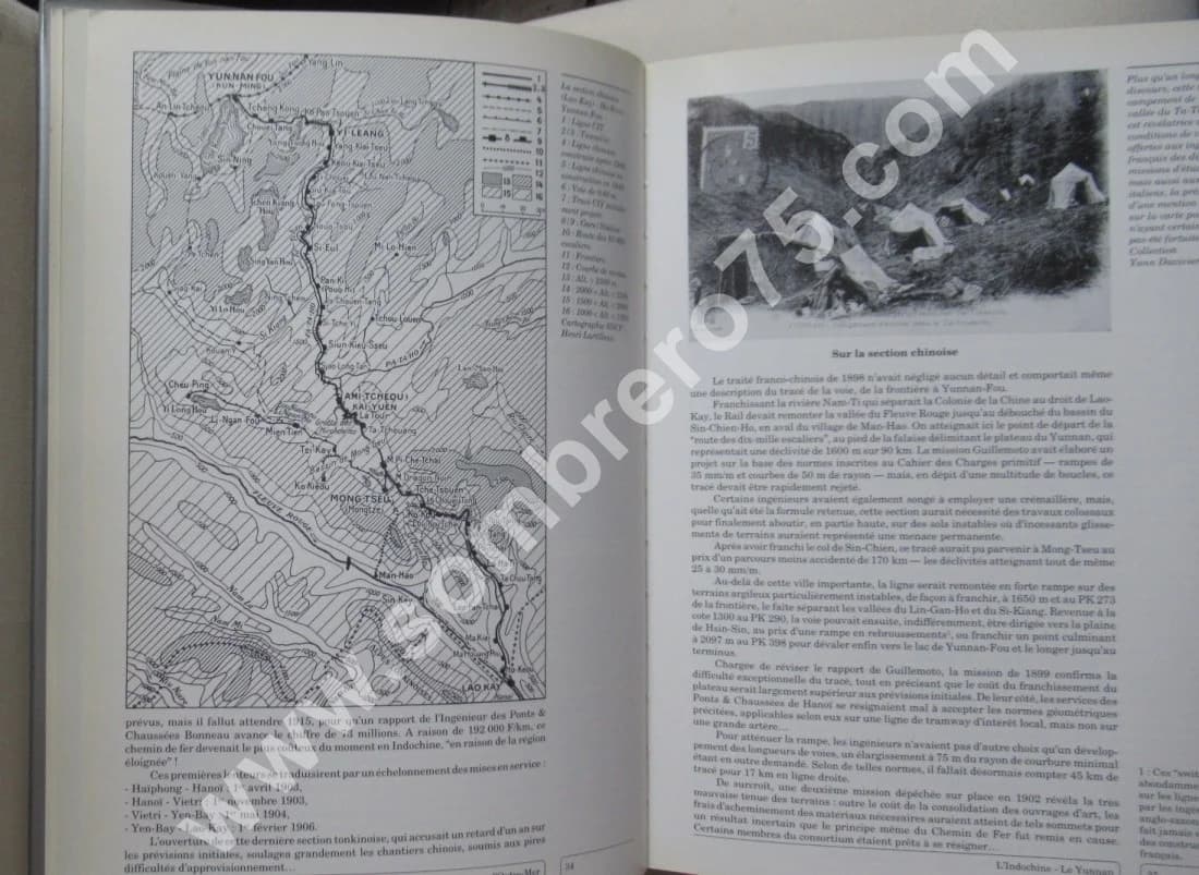 Les Chemins de Fer de la France d'Outre Mer. Indochine Yunnan. Fréd. HULOT - Image 12