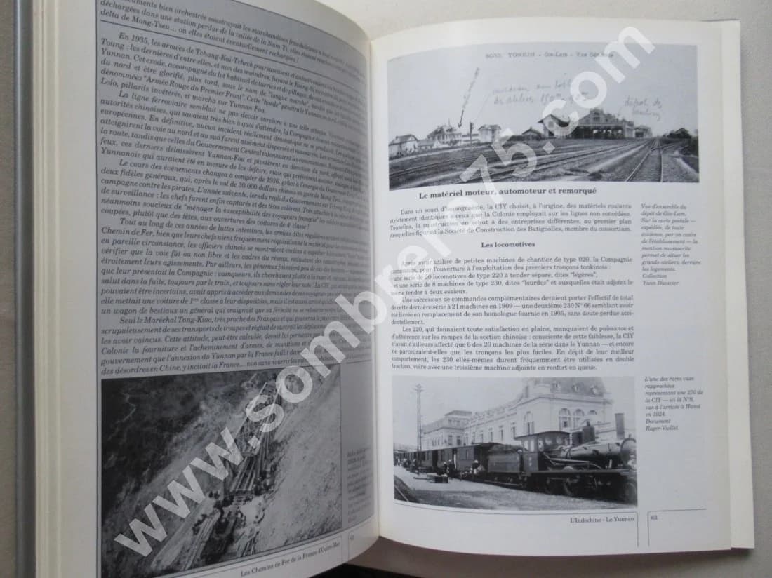 Les Chemins de Fer de la France d'Outre Mer. Indochine Yunnan. Fréd. HULOT - Image 5