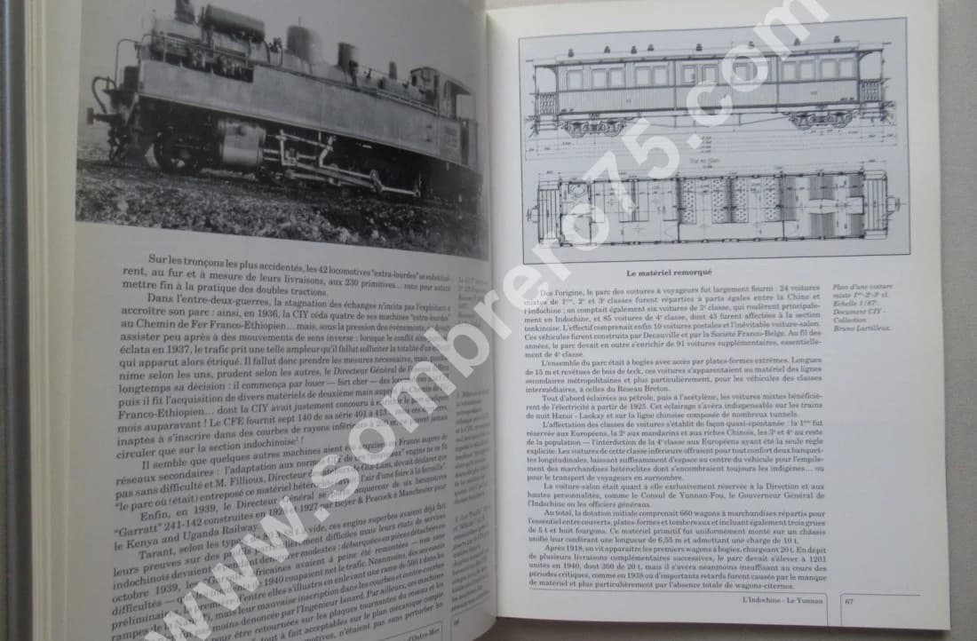 Les Chemins de Fer de la France d'Outre Mer. Indochine Yunnan. Fréd. HULOT - Image 6