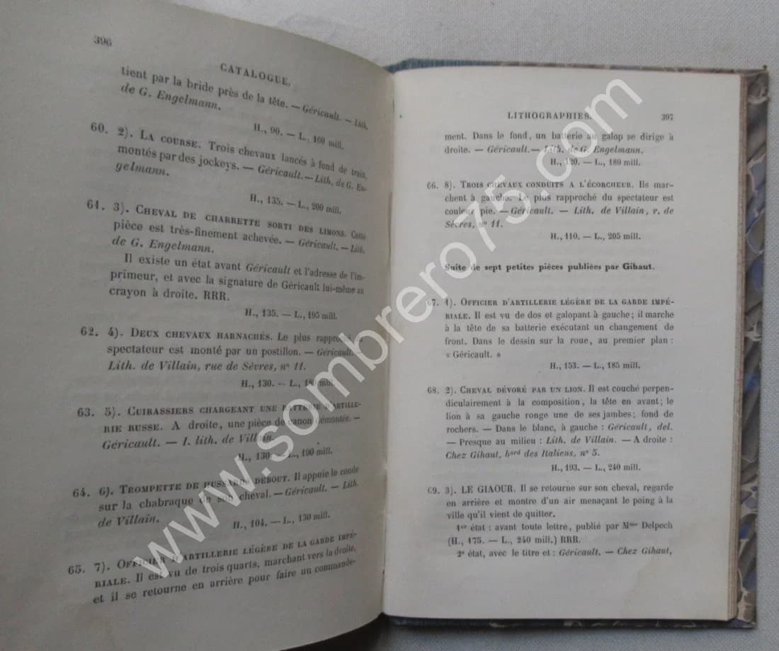 Géricault Etude Biographique et Critique avec Catalogue Raisonné. Ch CLEMENT - Image 7