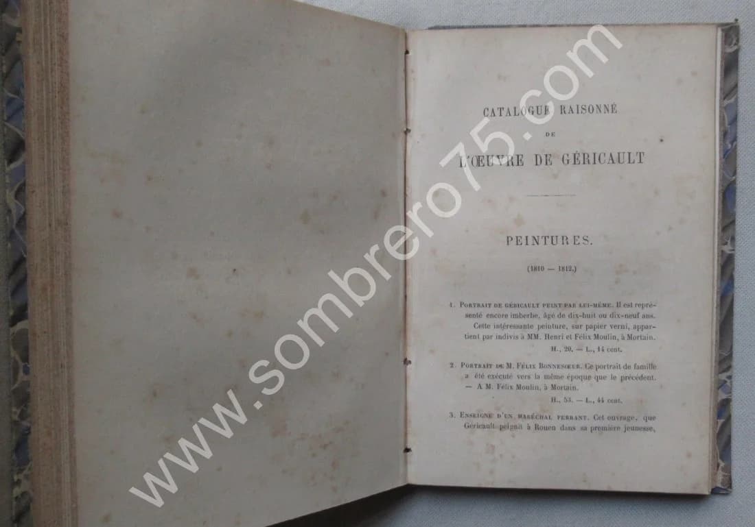 Géricault Etude Biographique et Critique avec Catalogue Raisonné. Ch CLEMENT - Image 8