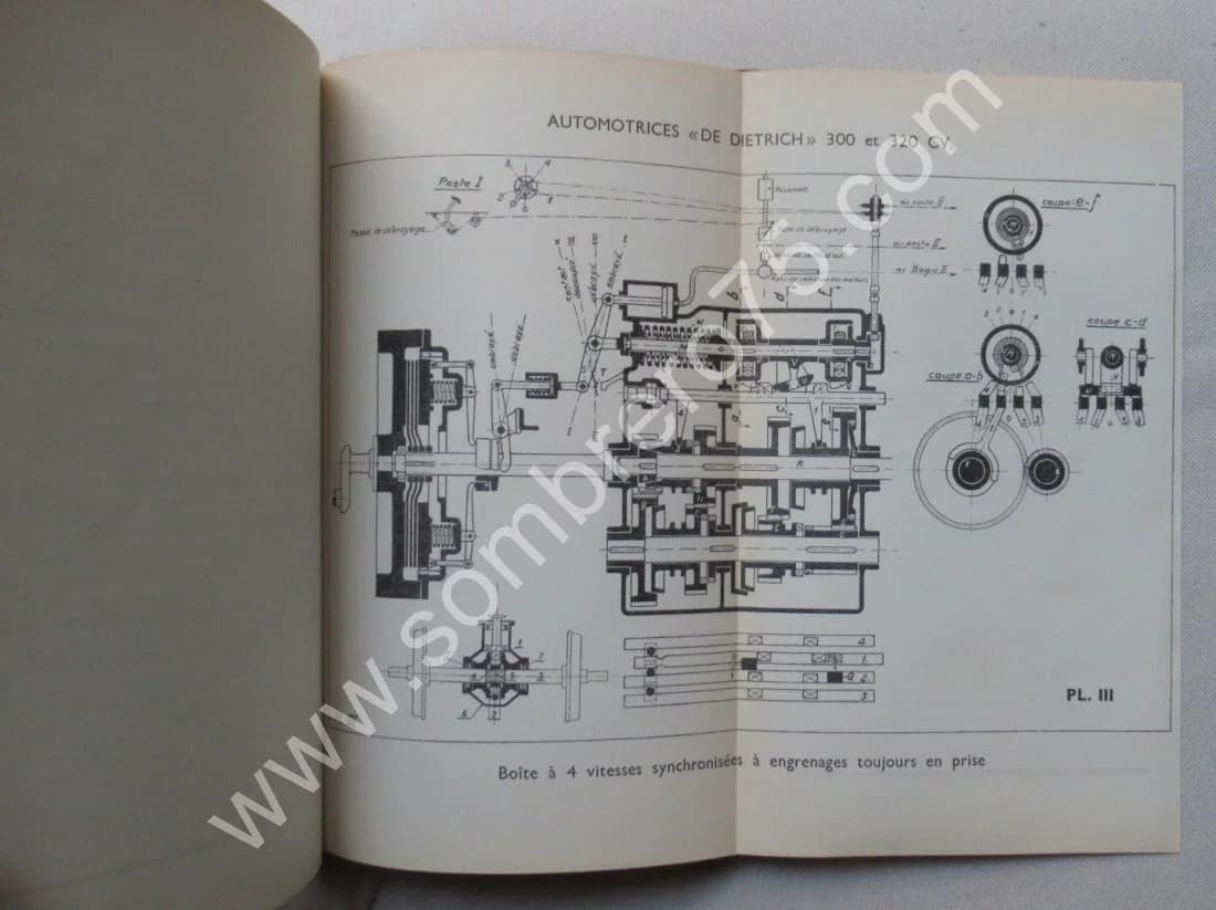 Automotrices de Dietrich Types 300 et 320 CV. Fonctionnement entretien.  - Image 4