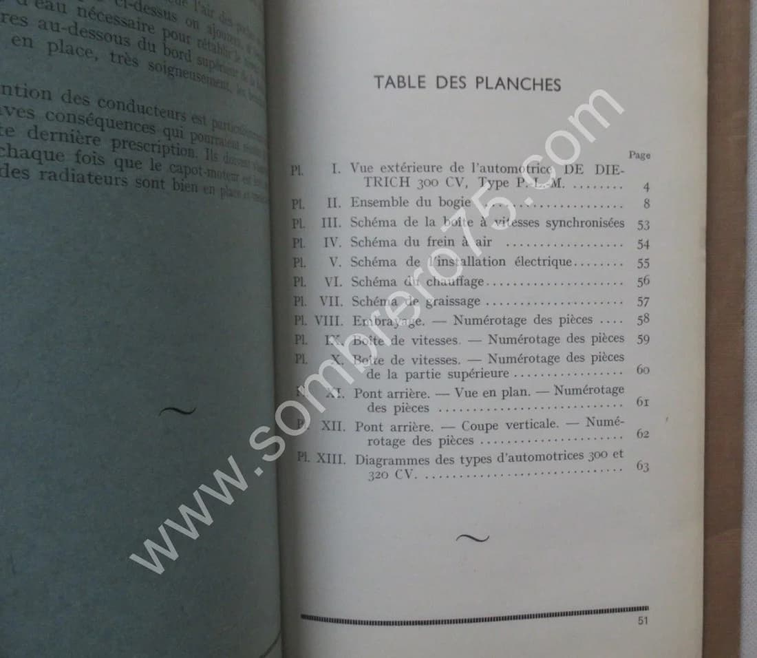 Automotrices de Dietrich Types 300 et 320 CV. Fonctionnement entretien.  - Image 5