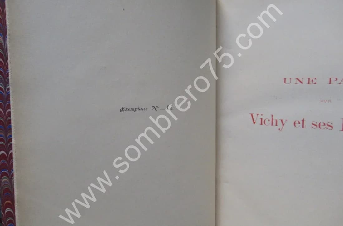 Une Page sur Vichy et ses Environs. 2 Vol. 1895 et 1899. G DECORET - Image 5
