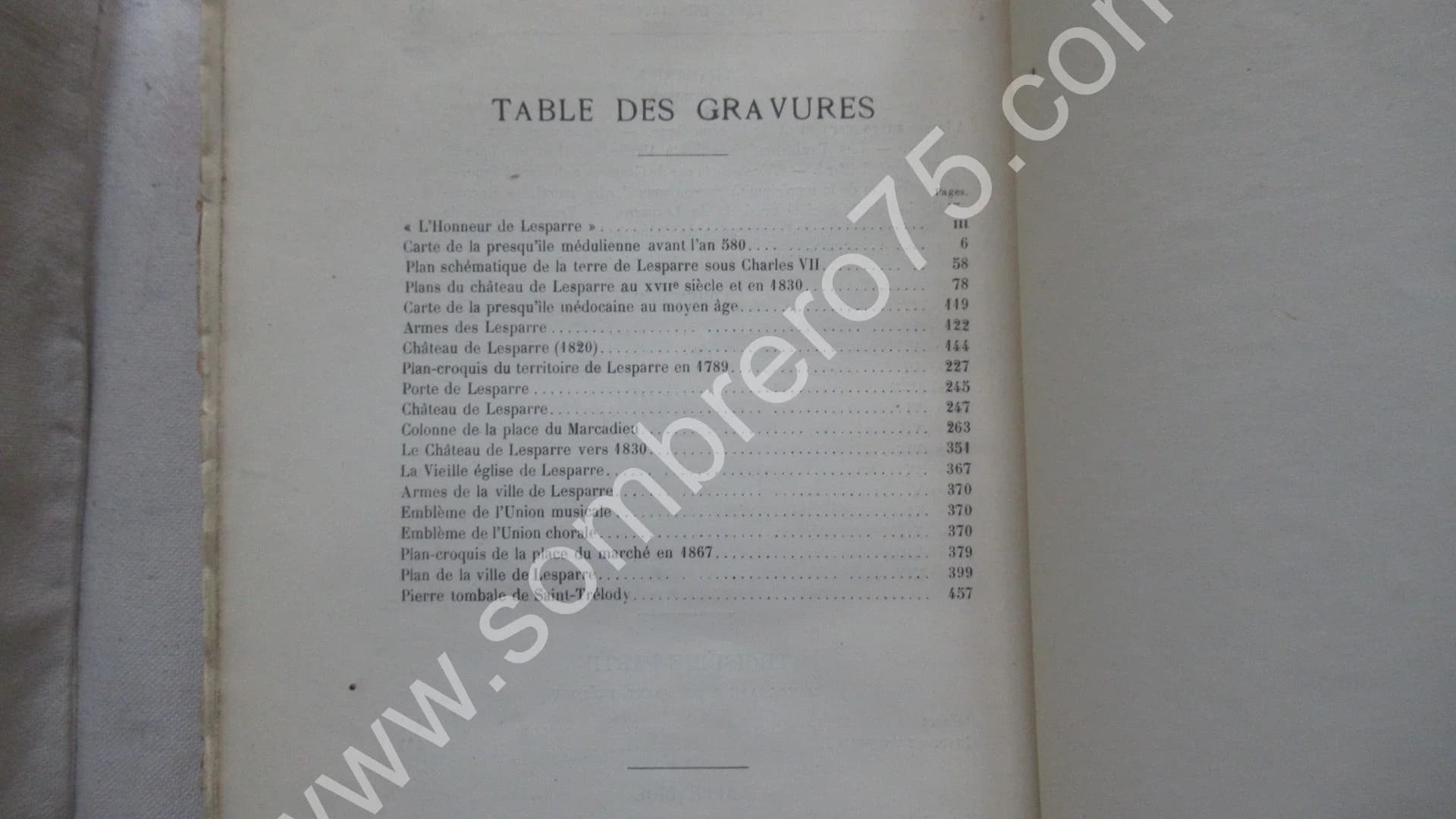Histoire de Lesparre. A CLARY et P. BODIN. 1912 - Image 11