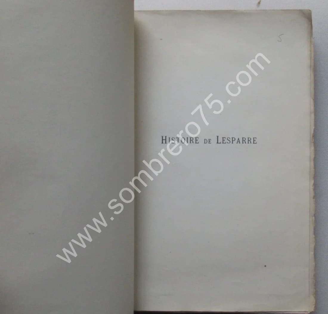 Histoire de Lesparre. A CLARY et P. BODIN. 1912 - Image 3