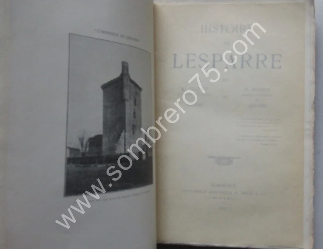 Histoire de Lesparre. A CLARY et P. BODIN. 1912 - Image 4