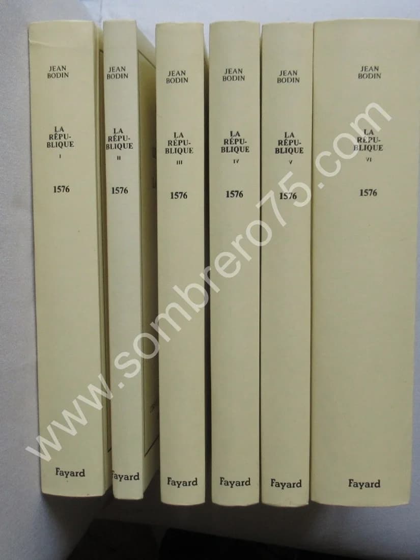 Bodin - Les six Livres de la République. Coffret - Image 2