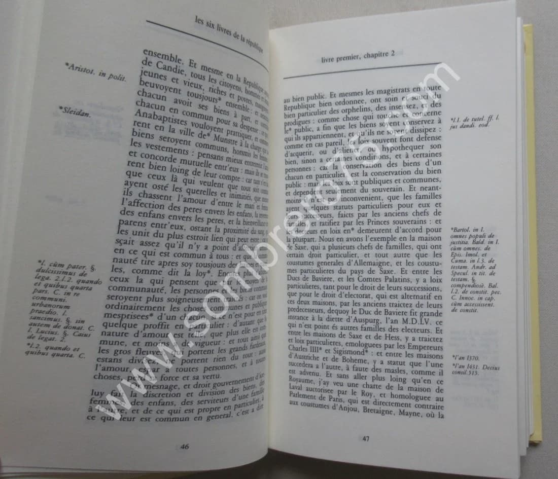 Bodin - Les six Livres de la République. Coffret - Image 5