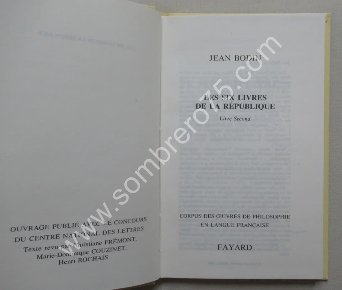 Bodin - Les six Livres de la République. Coffret - Image 6