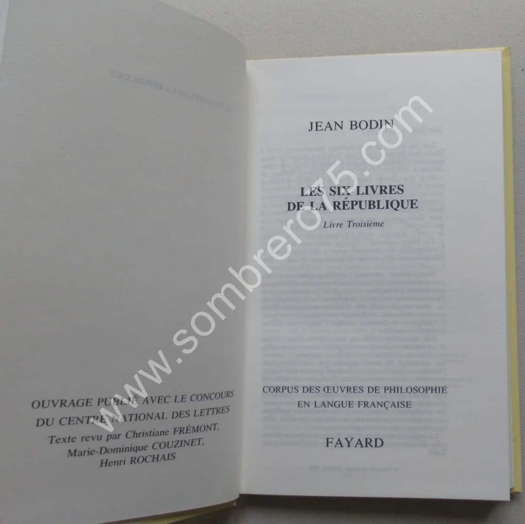 Bodin - Les six Livres de la République. Coffret - Image 7