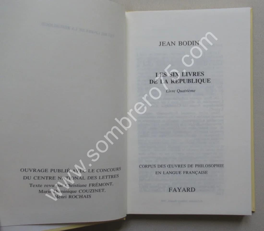 Bodin - Les six Livres de la République. Coffret - Image 8