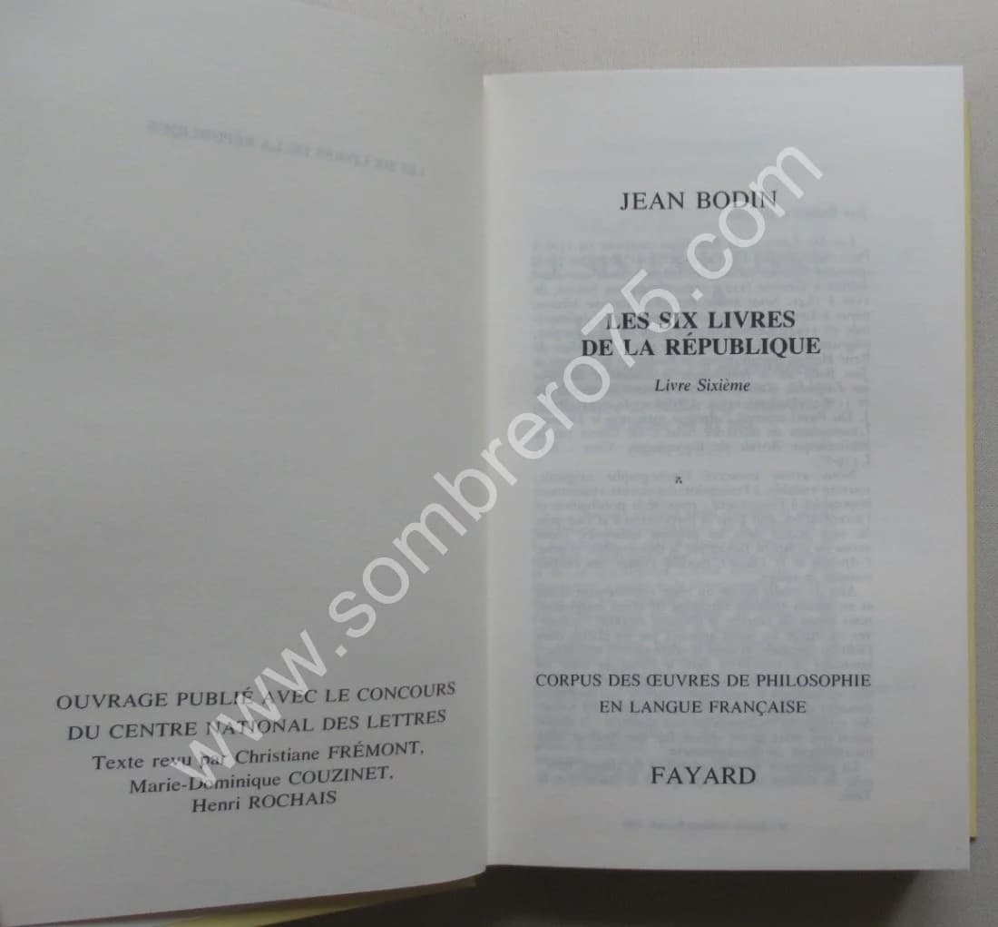 Bodin - Les six Livres de la République. Coffret - Image 10