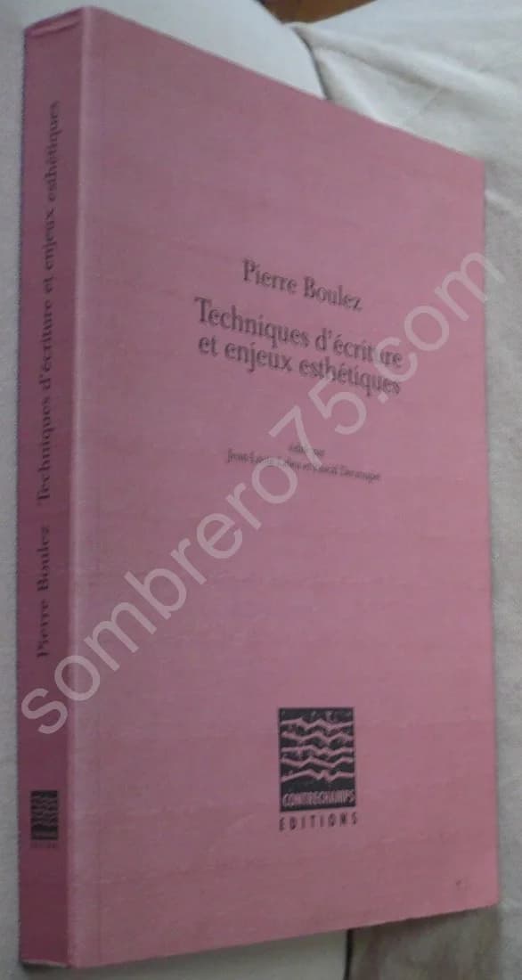 Techniques d'Ecriture et Enjeux Esthétiques