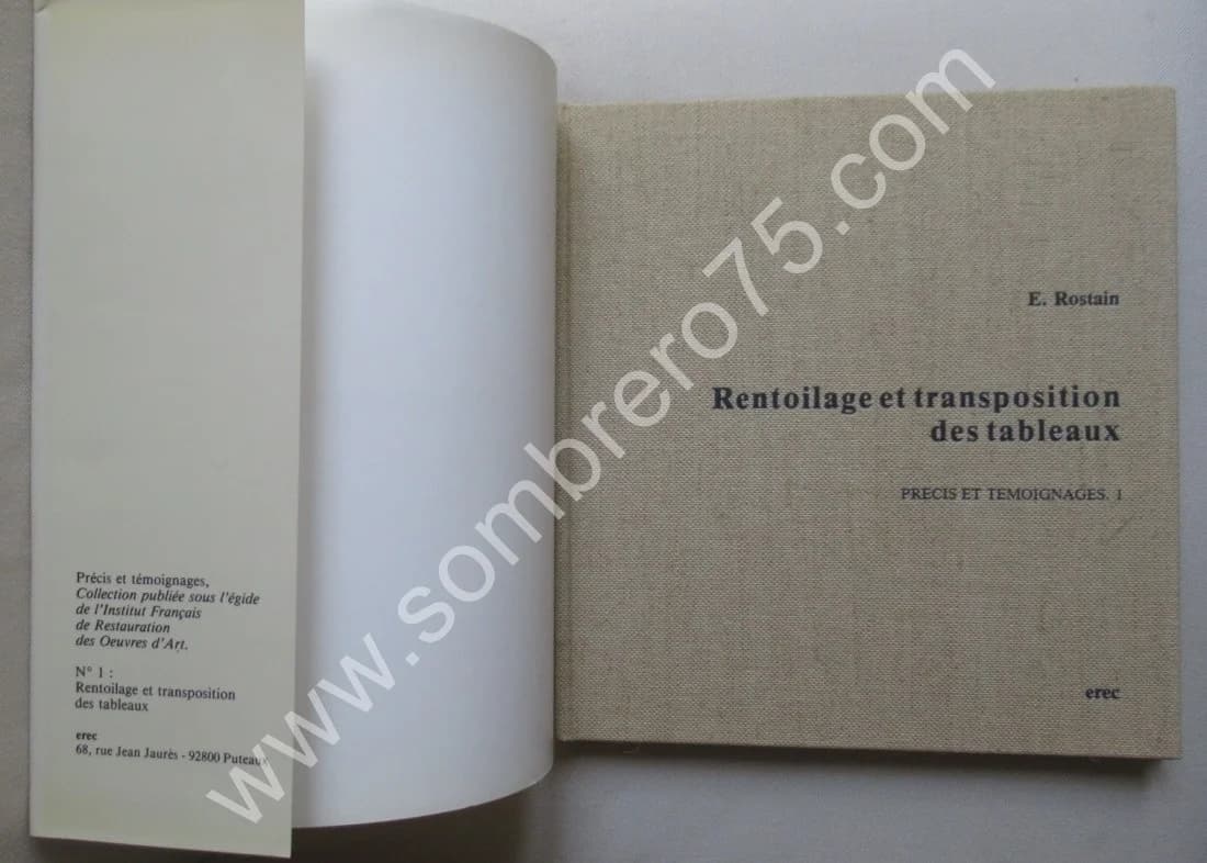 Rentoilage et Transposition des Tableaux.. 1981 - Image 3